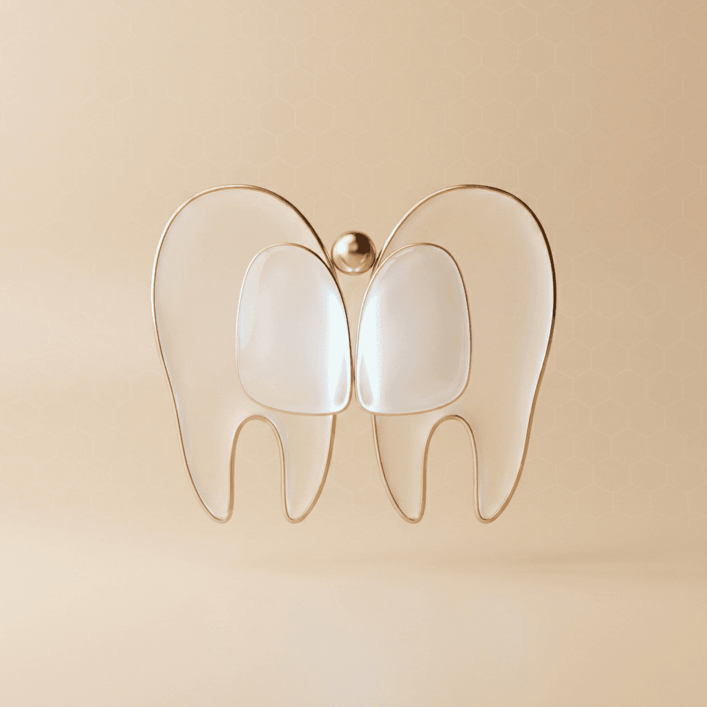 Closing gaps between teeth